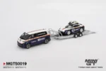 MINI GT MGTS0019 1:64 Porsche 911 Dakar #718 / Volkswagen ID. Buzz Porsche Centrum Gelderland Roughroads Set