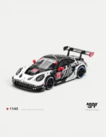 MINI GT #1143 1:64 Porsche 911 GT3 R Skeleton Rexy - #77 AO Racing 2025 IMSA Petit Le Mans