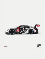 MINI GT #1143 1:64 Porsche 911 GT3 R Skeleton Rexy - #77 AO Racing 2025 IMSA Petit Le Mans