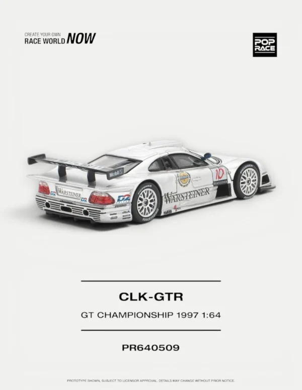Pop Race 1:64 Mercedes-Benz AMG CLK GTR 1997 FIA GT Championship
