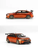 Motorhelix 1:64 Honda Civic Type R (FL5) Customized Metallic Orange - M65345