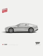 MINI GT #1360 1:64 Aston Martin DBS 2008 Lightning Silver LHD