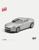MINI GT #1360 1:64 Aston Martin DBS 2008 Lightning Silver LHD
