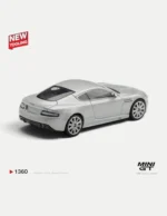 MINI GT #1360 1:64 Aston Martin DBS 2008 Lightning Silver LHD