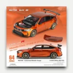 Motorhelix 1:64 Honda Civic Type R (FL5) Customized Metallic Orange - M65345