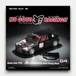 Motorhelix 1:64 Honda Civic Type R (EK9) NO GOOD Racing - Black (M65022)