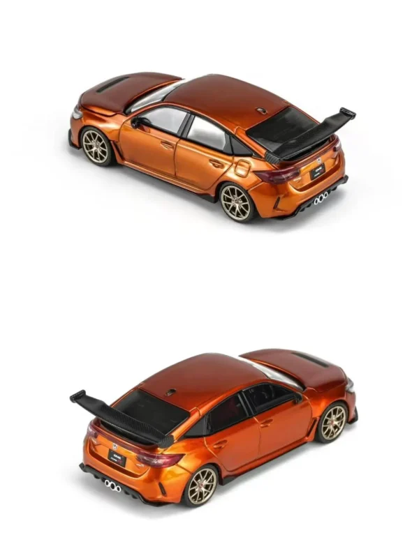 Motorhelix 1:64 Honda Civic Type R (FL5) Customized Metallic Orange - M65345