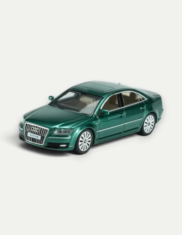 Motorhelix 1:64 AUDI A8 (D3) 2008 Emerald Jade Metallic - M68208