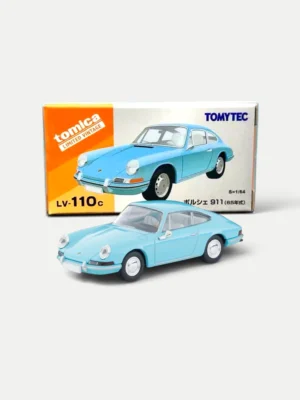 Tomytec Tomica Limited Vintage TLV LV-110C 1:64 Porsche 911 1965 Light Blue