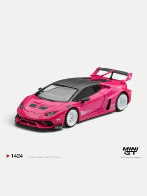 MINI GT #1424 LB★WORKS Lamborghini Huracán GT Ruby Purple 1:64 Diecast (LHD)