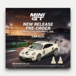 MINI GT #1429 1:64 Porsche 911 GT3 Cup #288 610 Racing 2024 China Endurance Championship (with 2 Traffic Cones)