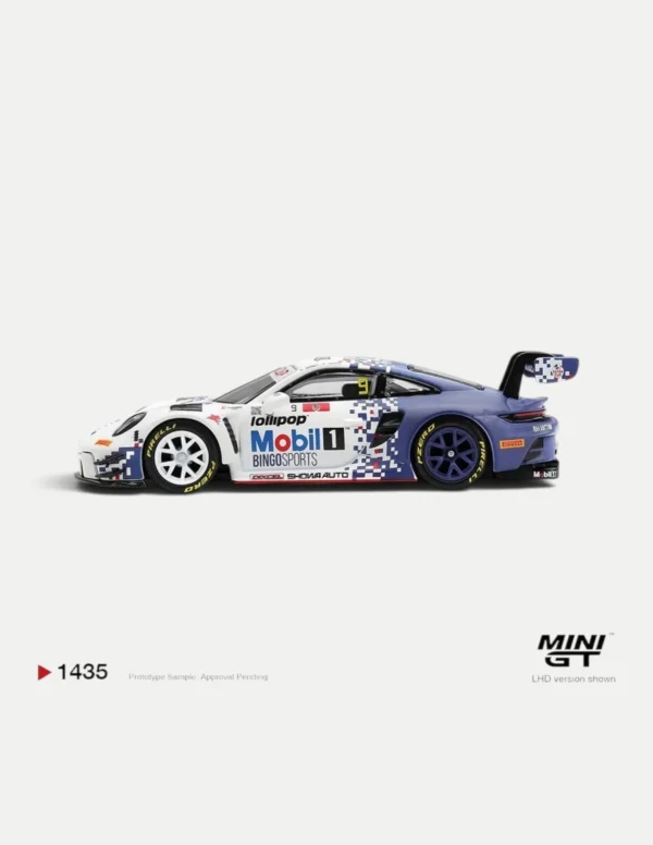 MINI GT #1435 1:64 Porsche 911 GT3 R (992) #9 Bingo Racing LM Corsa - 2026 Japan Cup Sugo Race 2 Winner (LHD)
