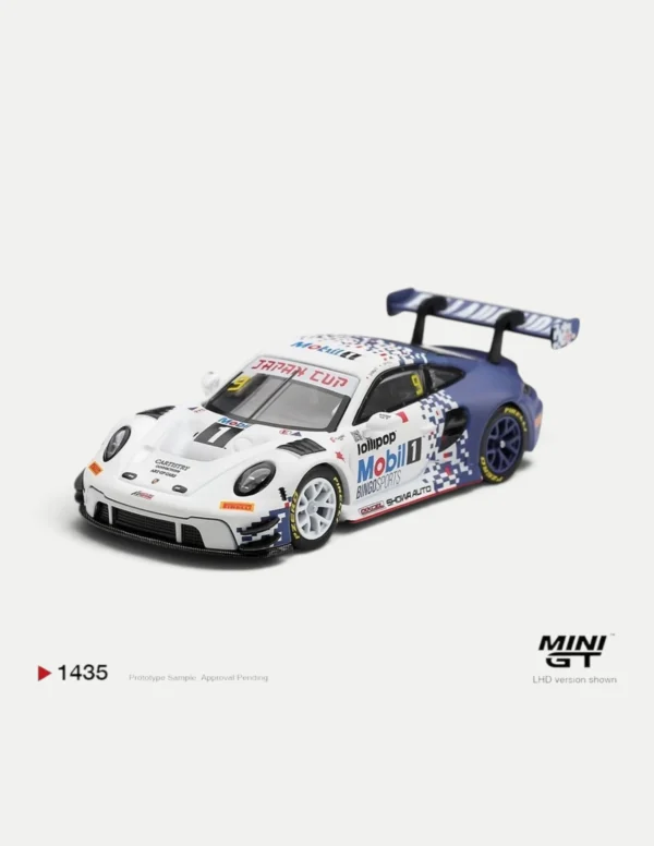 MINI GT #1435 1:64 Porsche 911 GT3 R (992) #9 Bingo Racing LM Corsa - 2026 Japan Cup Sugo Race 2 Winner (LHD)