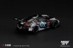 MINI GT #1436 1:64 Porsche 911 GT3 R (992) #77 AO Racing "Skeleton Rexy" 2026 IMSA Petit Le Mans (Glow-in-the-Dark / Glow Rexy)