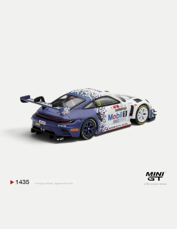 MINI GT #1435 1:64 Porsche 911 GT3 R (992) #9 Bingo Racing LM Corsa - 2026 Japan Cup Sugo Race 2 Winner (LHD)