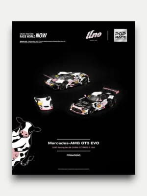 POP RACE #PR640563 1:64 Mercedes-AMG GT3 EVO UNO RACING #98 "Momo" - 2026 China GT Race 2